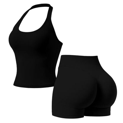Snugsy™ Halter Top & Sports Shorts Set