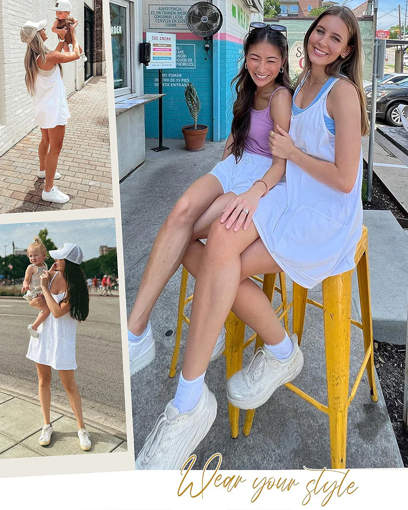 Snugsy™ Summer Sleeveless Mini Dress