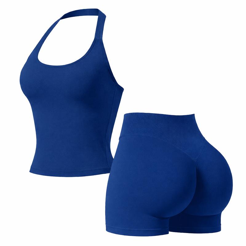 Snugsy™ Halter Top & Sports Shorts Set