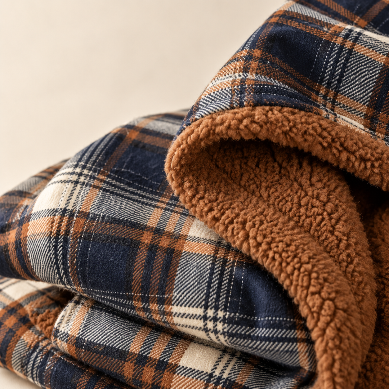 Snugsy™ Fleece Flannel Jacket