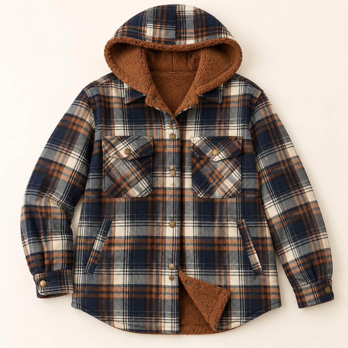 Snugsy™ Fleece Flannel Jacket