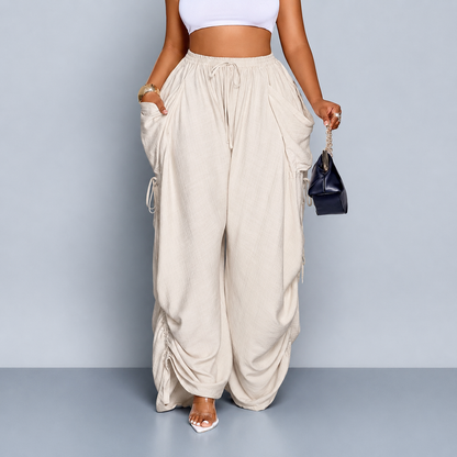 Snugsy™ Wide-Leg Drawstring Pants