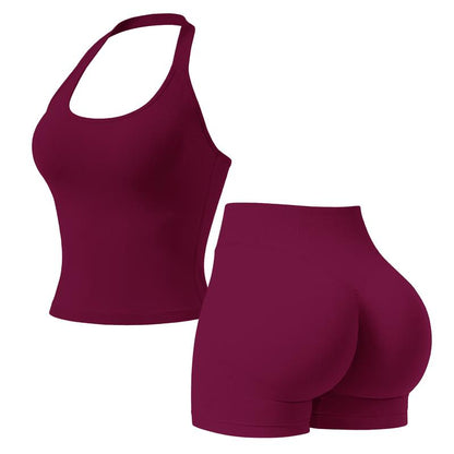 Snugsy™ Halter Top & Sports Shorts Set