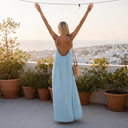 Snugsy™ Sleeveless Lounge Maxi Dress