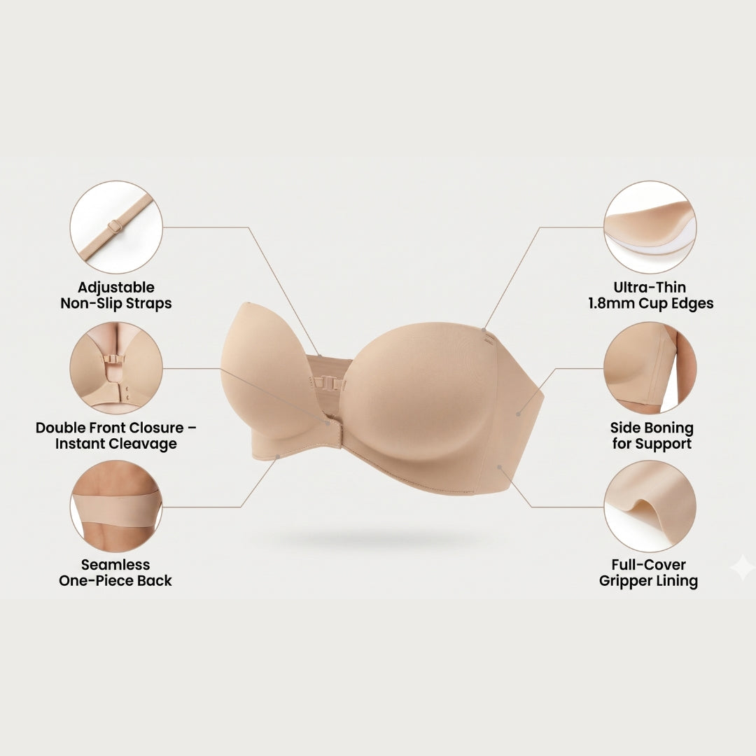 Snugsy™ Seamless Front Closure Bra