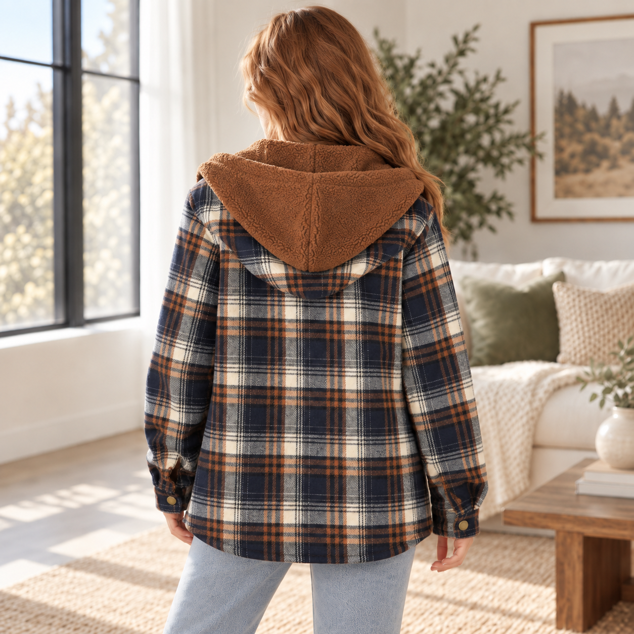 Snugsy™ Fleece Flannel Jacket