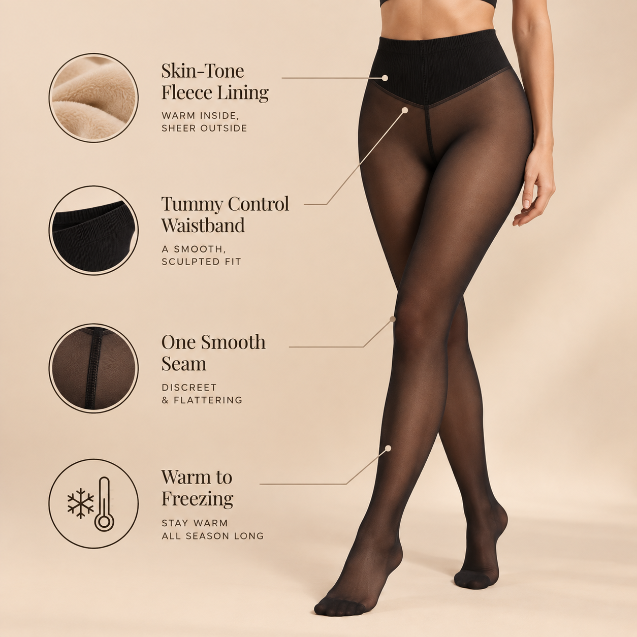 Snugsy™ Fleece Lined Tights