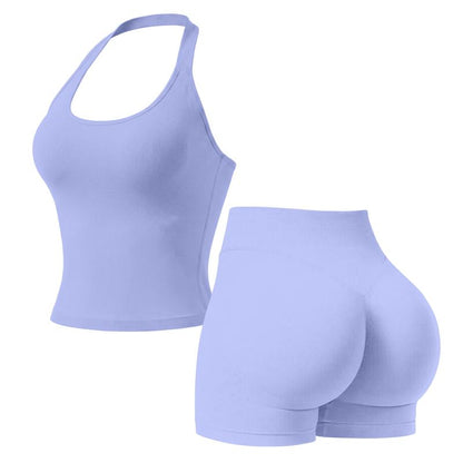 Snugsy™ Halter Top & Sports Shorts Set