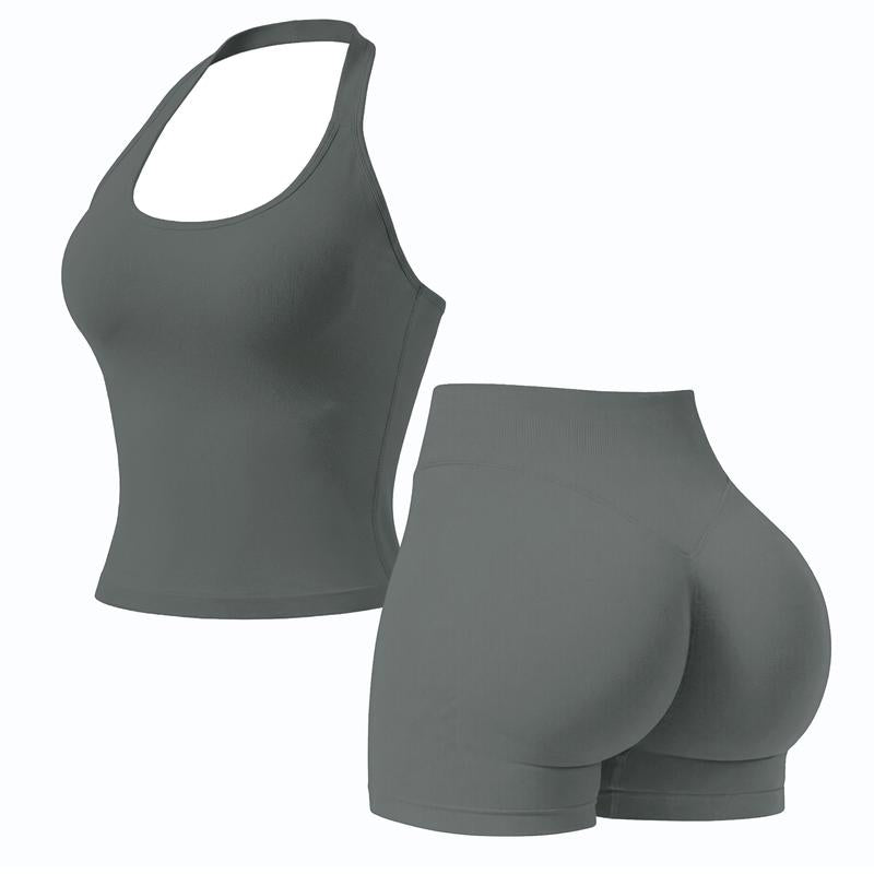 Snugsy™ Halter Top & Sports Shorts Set