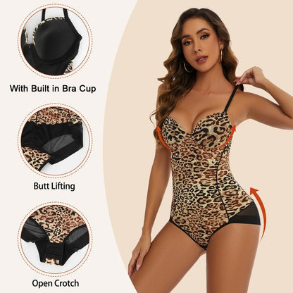 Snugsy™ Leopard Print Bodysuit