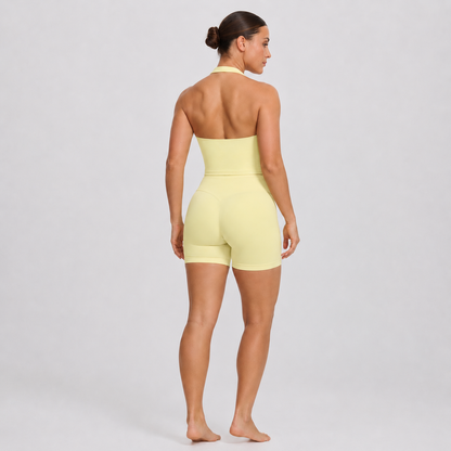 Snugsy™ Halter Top & Sports Shorts Set
