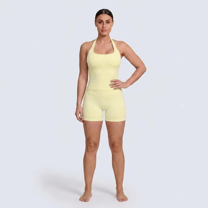 Snugsy™ Halter Top & Sports Shorts Set